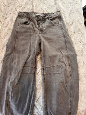 We The Free light gray denim jeans